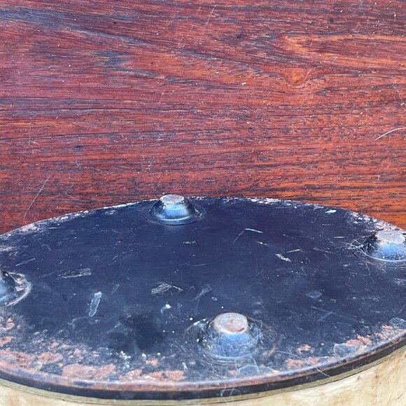 Vintage Tole Waste Basket Litho Print of Princeton University New Jersey - Picture 6 of 6